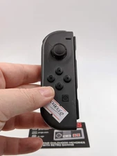 Nintendo Switch Left Grey Joy-Con CRACKED WORKS AS IS