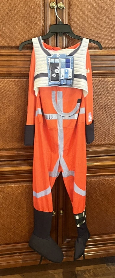Star Wars Fighter Pilot Costume Pajamas Childs Large Rubies - Image 2 of 3