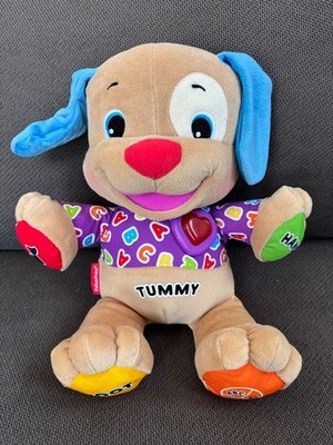 Fisher Price Laugh & Learn 'Love to Play Puppy' 2007 Talks Sings ABC Colors Body