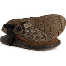 NEW Chaco Canyon Woven Clogs Men Sz 11 Hut Dark Sand Buckle Open Back Outdoor