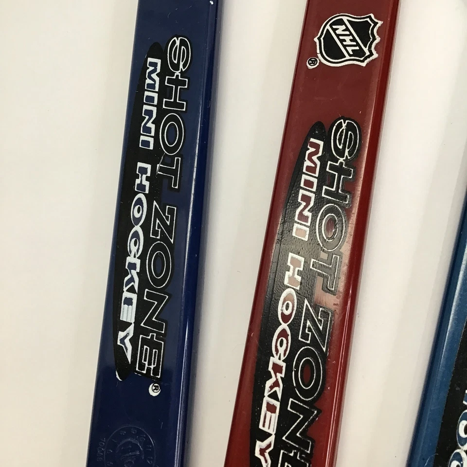 (3)富兰克林NHL射击区迷你曲棍球棒左手蓝色 — 第 3/4 张图片