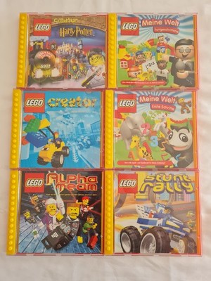 6 X Lego PC Spiele:  Creator, Meine Welt, Harry Potter, Alpha Team, Stunt Rally