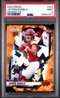 2024 Panini Prizm Jayden Daniels #347 Orange Ice Prizm Rookie (RC) PSA 9