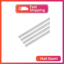 MECCANIXITY 304 Stainless Steel Round Rods, 4mm x 160mm Solid Shaft Rods for DIY