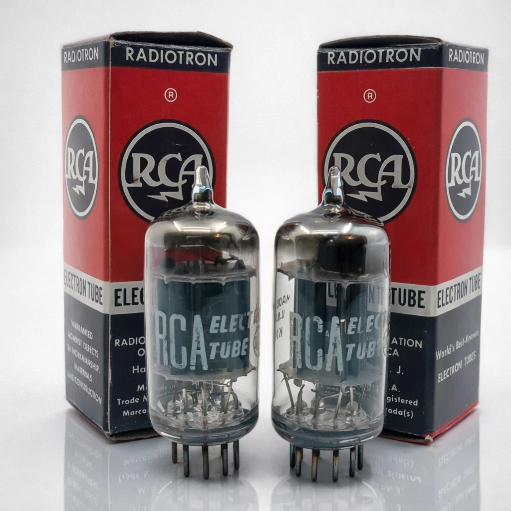 Tube Lampe RCA 12AU7A – Clear Top – Vintage Occasion
