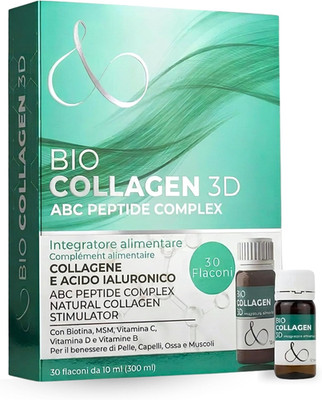 Collagene Da Bere - Collagene E Acido Ialuronico, Biotina, Msm & Vitamina C. Col