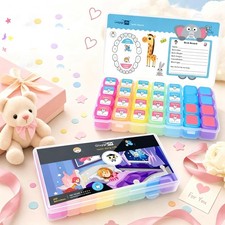 Glzyglyfx Tooth Fairy Box, Tooth Holders for Kids Keepsake, Tooth Container B...