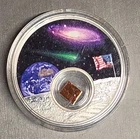 1oz SILVER ROUND: 2019 Niue 1 oz Silver 50th Anniversary Moon Landing  (1103)