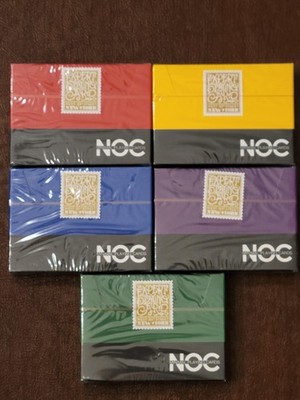 NOC Playing Cards Deck Set Sealed Lot Of 5 NEW SEALED