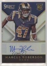 2014 Panini Select Rookie Silver Prizm 56/99 Marcus Roberson #RA-MR Auto 0a2