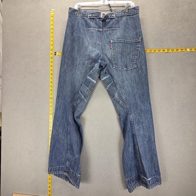 VTG Levis Engineered Jeans Mens Blue Buckle Back Twisted One Pocket Fits 30x31