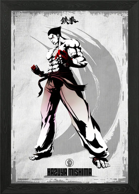 Kazuya Mishima Gerahmtes Wandbild Poster Leinwanddruck Bild