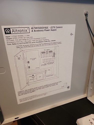 ALTRONIX ALTV615 CCTV-Netzteil, 16 abgesicherte Ausgänge - Bild 3 von 4