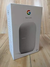 *BOX ONLY* Google Nest Audio Smart Speaker Chalk w/ Instructions