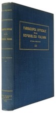 Farmacopea Ufficiale della Repubblica Italiana volume III Roma 1972