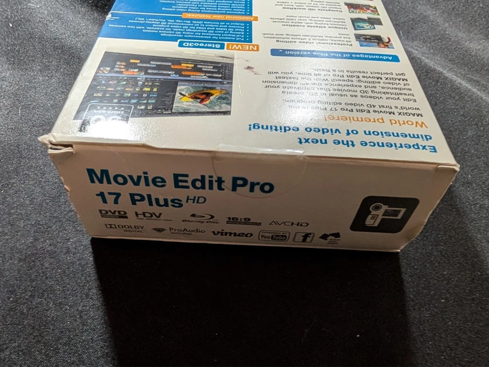 Magix 2010 Movie Edit Pro 17 Plus HD Video Editing SW NEW IN SEALED BOX - Image 2 of 4