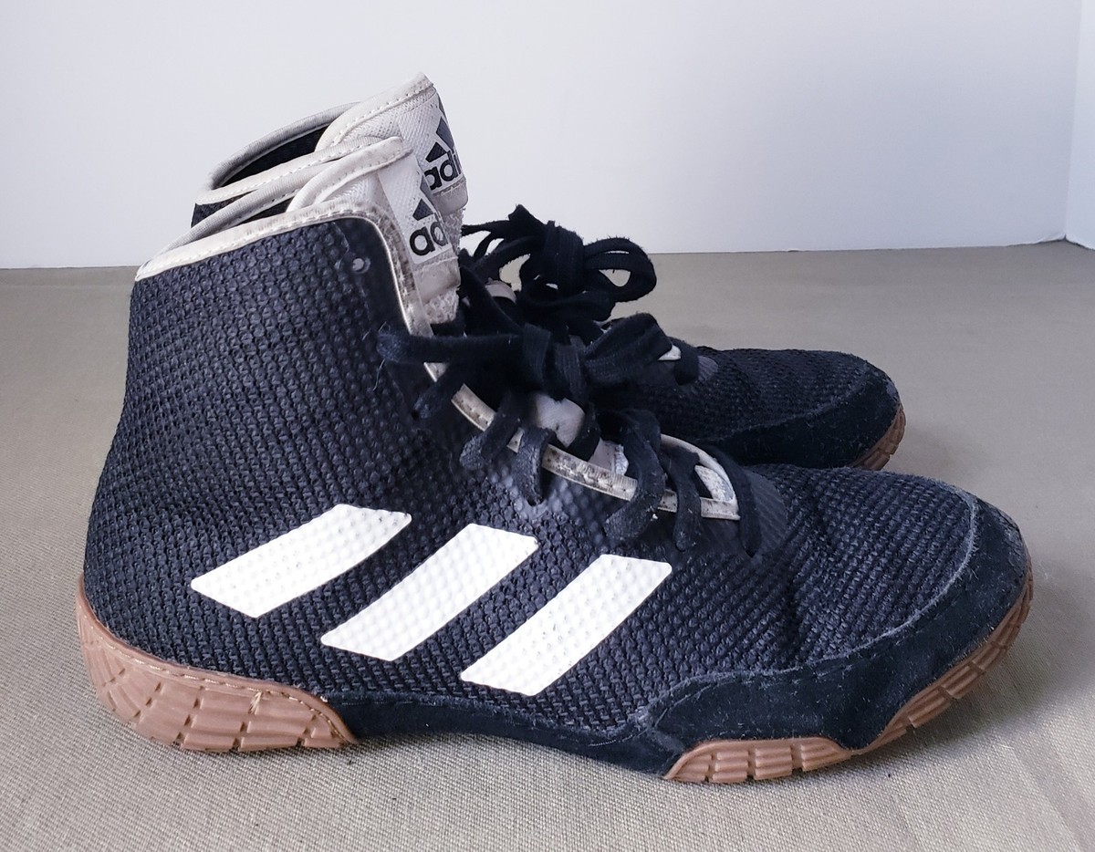 Adidas Men's Tech Fall 2.0 Wrestling Shoes Black White FZ5386 Size
