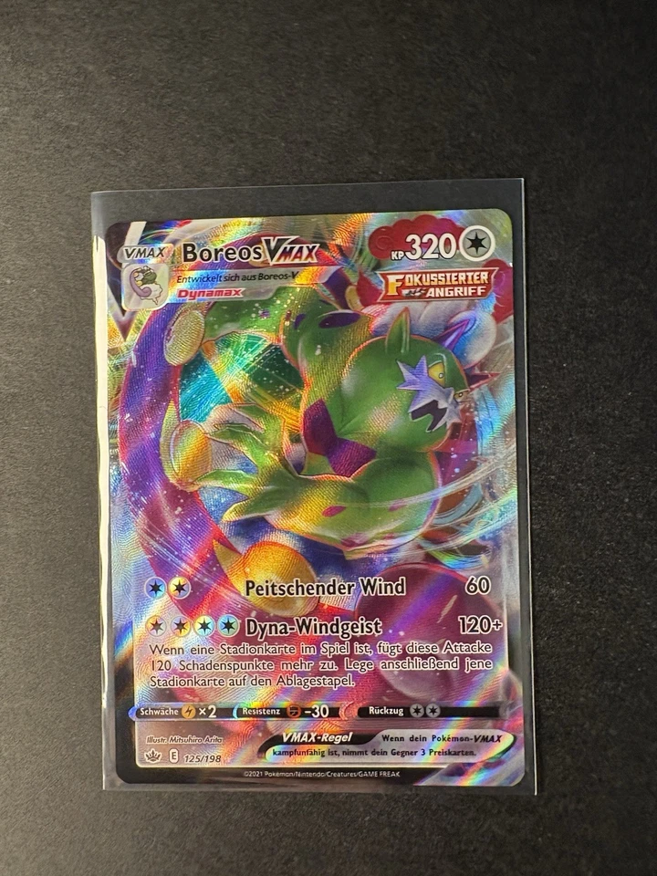 Boreos Vmax 125/198 Schaurige Herrschaft Deutsch NM Pokemon - Bild 2 von 4