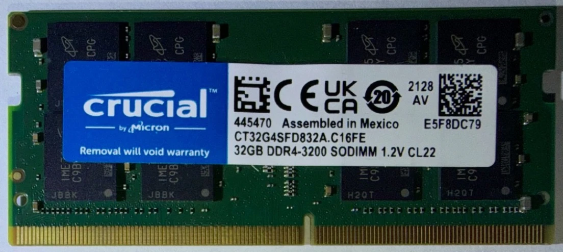 Crucial DDR4 SDRAM 32 GB Total Capacity Memory (RAM) for sale | eBay