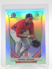 RAFAEL DEVERS 2014 BOWMAN CHROME 1ST PROSPECT REFRACTOR #CTP-37 RED Q3622