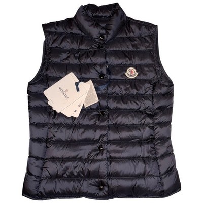 Moncler Liane Damenweste schwarz Größe 0 UK4/6 100 % authentisch UVP 680 £ Daunen