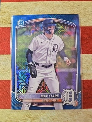 Bowman 2024 Chrome Prospects Max Clark #BCP-24 Detroit Tigers Baseball Card /175