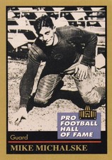 Mike Michalske Green Bay Packers HOF Enor 98 Football Card 1991 Penn State