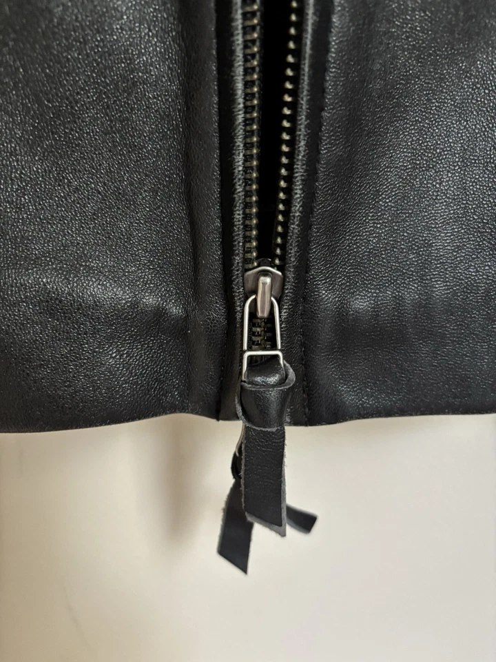 Chaqueta de cuero negra para hombre BMW Lifestyle talla XL  Foto 4 de 4