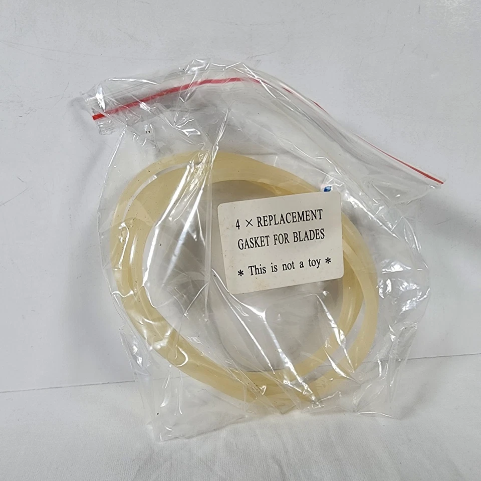 4 Magic Bullet Blender Mugs Cups With Rings & Lids Replacement (4) Parts Gaskets - Image 4 of 4