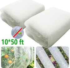 10*50FT Mosquito Garden Bug Insect Netting Barrier Bird Net Plant Protect Mesh