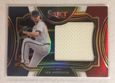 2021 Select Ian Anderson R/C #HRJS-IA. Red,White & Blue Jumbo Patch Prizm 16/99