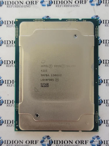 INTEL Xeon Silver 4215 SRFBA 2.50 GHz 11 MB 85 W Grade B SKU 18208