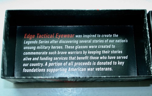 Legends Edge Deathproof Ballistic Tactical Eyewear Sunglasses Mens Smoke BLK/GRN - Picture 7 of 11