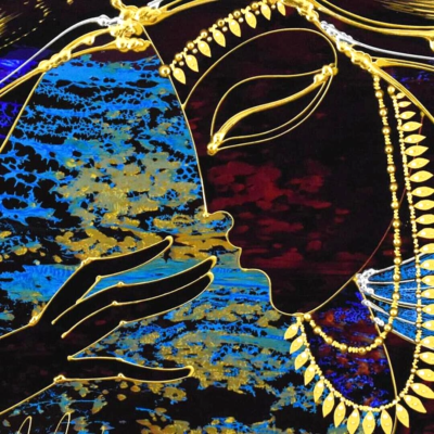Martiros Manoukian-Instant Awareness-Framed LE Mix-Media