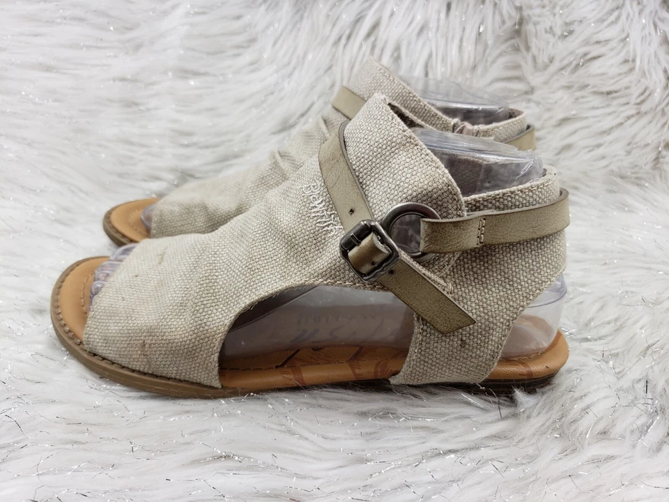 Zapatos informales al tobillo BLOWFISH sandalias punta abierta botines talla 7,5 Foto 2 de 4