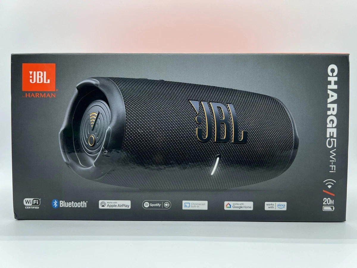 JBL Charge 5 WiFi + Bluetooth Portable Wireless Speaker Model#  JBLCHARGE5WIFIBAM