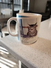 Bad Cat PPD Coffee Mug Arnold Monogamy Cheating Tramp Give Me A Double 