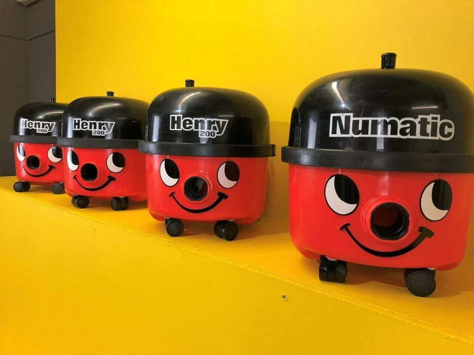 NUMATIC HENRY HOOVER RED VACUUM CLEANER ✔ 1200W DUAL SPEED! ✔ WARRANTY! ✔ - Image 2 of 4