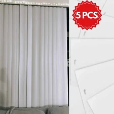 CUSTOM -5 PACK Vertical Replacement Blinds Slats Sliding Door Window Patio Vane