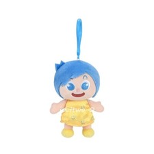 Joy Inside Out 2 Disney Pixar Plush Toy Doll Bag Charm Keychain Keyring 4" -a7