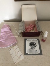 Pleasant Company American Girl Hair Set How to Make Curls Set In Burgundy BOX