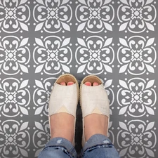 Icarus Tile Stencil - Durable & Reusable Mylar Stencils