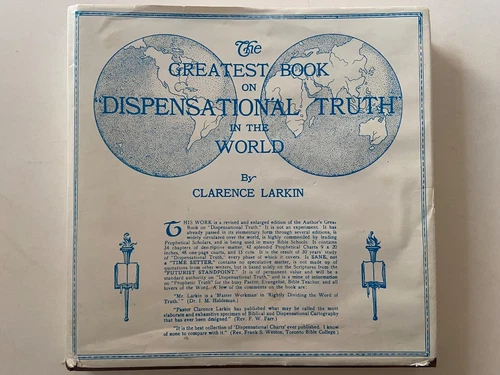 The Greatest Book on Dispensational Truth in The World Clarence Larkin HCDJ 1920