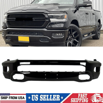 NEW Painted Diamond Black PXJ Front Bumper For 2019-2024 RAM 1500 New Body Style