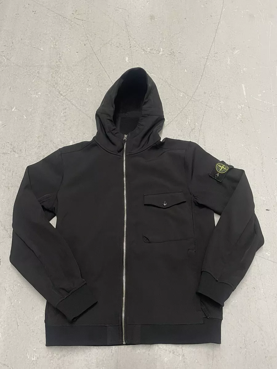 Stone Island Black Soft Shell-R Jacket Size XL | eBay