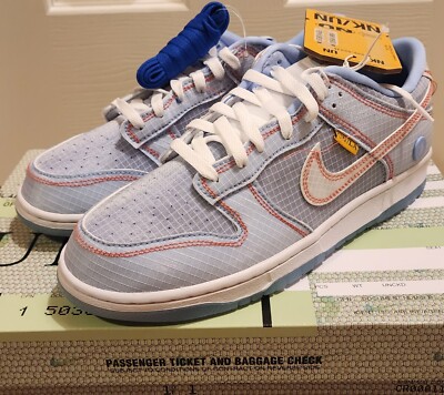 Size 9.5 - Nike Dunk Low x Union Passport Blue 2022