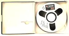 BASF 1" Untested Studio Master 900 Tape, Balanced 10.5" Metal NAB Reel One Inch