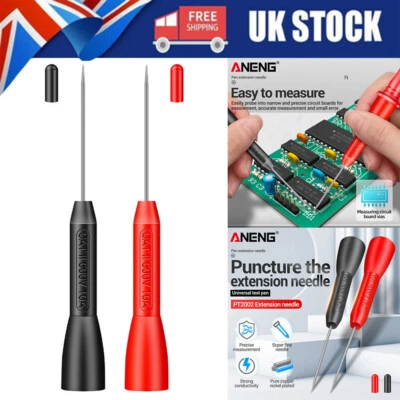 MARKENLOS ANENG 1 Pair Multimeter Test Lead Extention Back Probes Sharp Needle Micro Pin