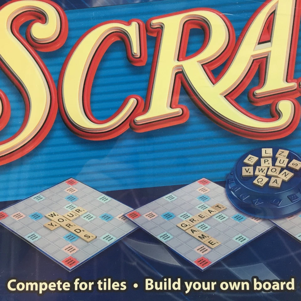 Edición Scrabble Me Crucigrama Juego Palabras Azulejos Madera 2-4 Jugadores Edades 8-Adulto NUEVO Foto 2 de 4