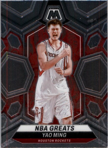 2024-25 Panini Mosaic NBA Greats Yao Ming #294 Mosaic Pink Prizm